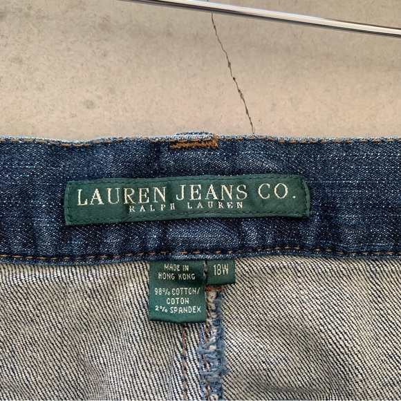 Lauren Ralph Lauren Vintage 90s Beaded Embossed Jeans Western Rodeo Aztec 18W - Picture 12 of 12